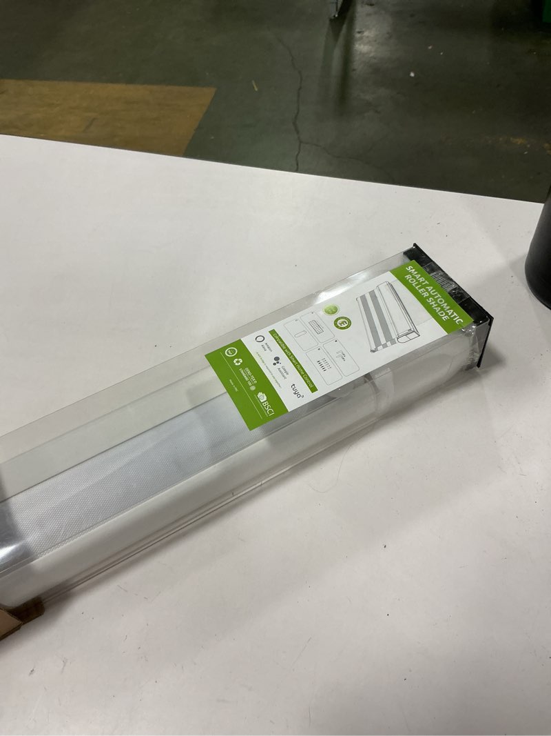 Condition photo showing New/Like New for Motorized Zebra Blinds with Remote,Rechargeable Smart Electric Cordless Shade?White?35" W X 72" H White 35"W x 72"H