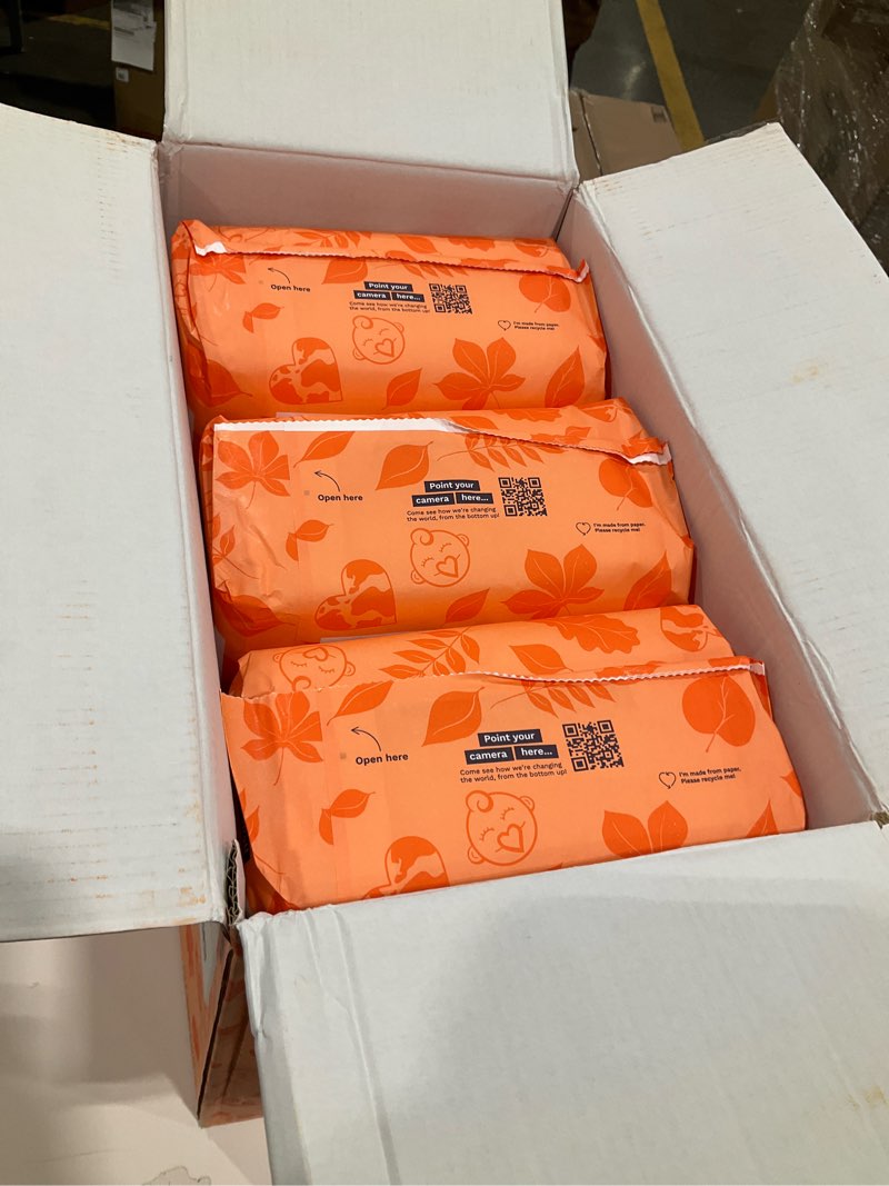 Condition photo showing Brand New for Pura Size 5 Eco-Friendly Diapers (24-35 lbs) Totally Chlorine Free (TCF), Hypoallergenic, Soft Organic Cotton, Sustainable, up to 12 Hours Leak Protection, Allergy UK, 6 Packs of 20 (120 Diapers) Size 5 120