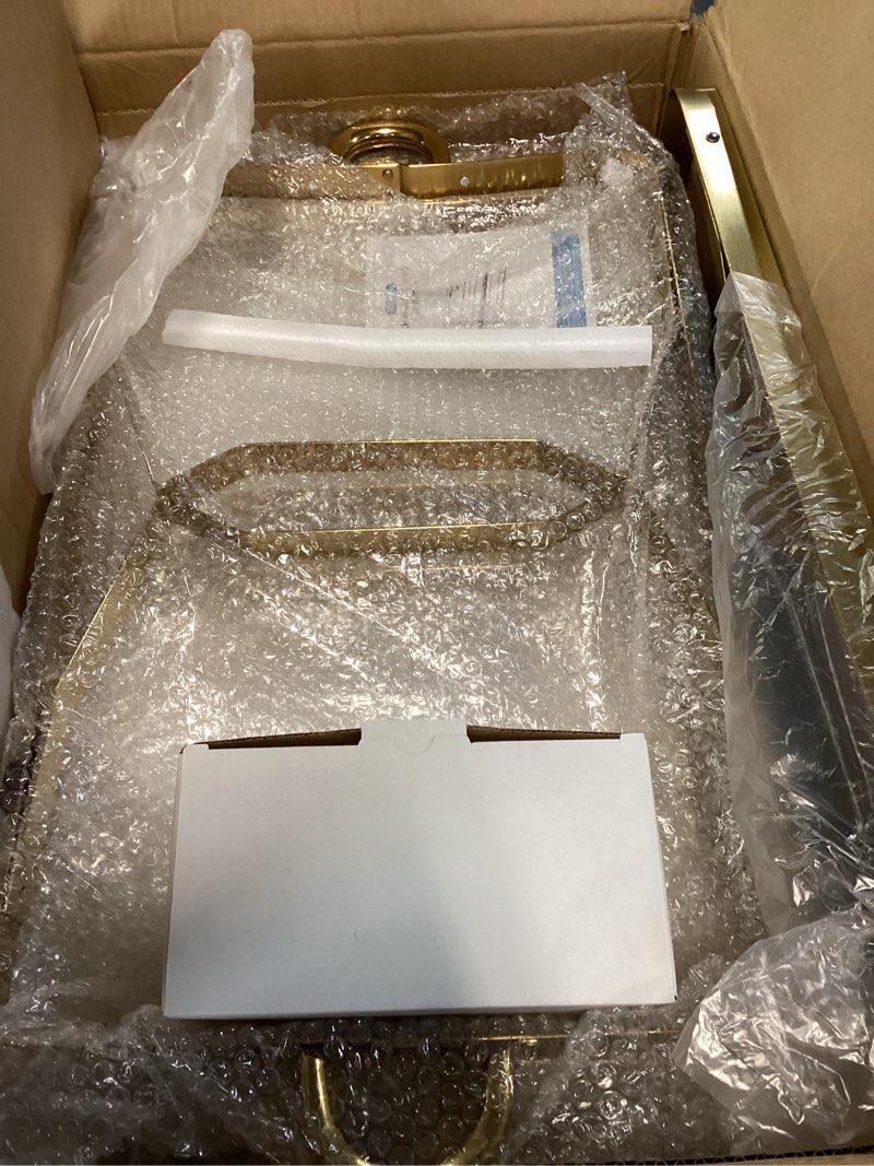 Condition photo showing Good Condition for Chafing Dishes for Buffet 4 Pack(Full 1/2 1/3 Size Pan), 9QT Chafing Dish Buffet Set Stainless Steel Buffet Food Warmers Sets for Catering Events Parties Dinners,Gold and Silver Gold/Silver