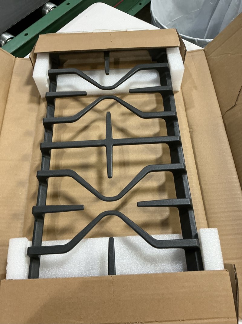 Condition photo showing Good Condition for WB31X27151 Stove Grate Replacement Parts for GE Stove Parts 19.5’’ x 10'' WB31X24736 Burner Side Grate General Electric Gas Range Parts Stove Surface Burner Grate GE Gas Cooktop Cast Iron Rack 1 Pack