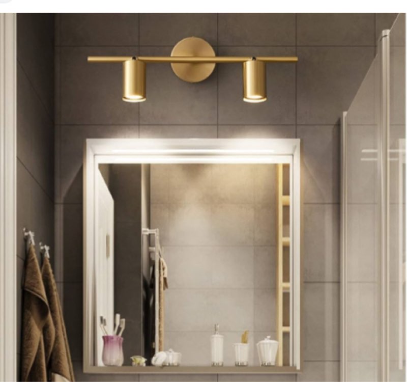 ( similar)Modern Wall Sconce With Rechargeable Led Bulbs Vanity Lighting 
