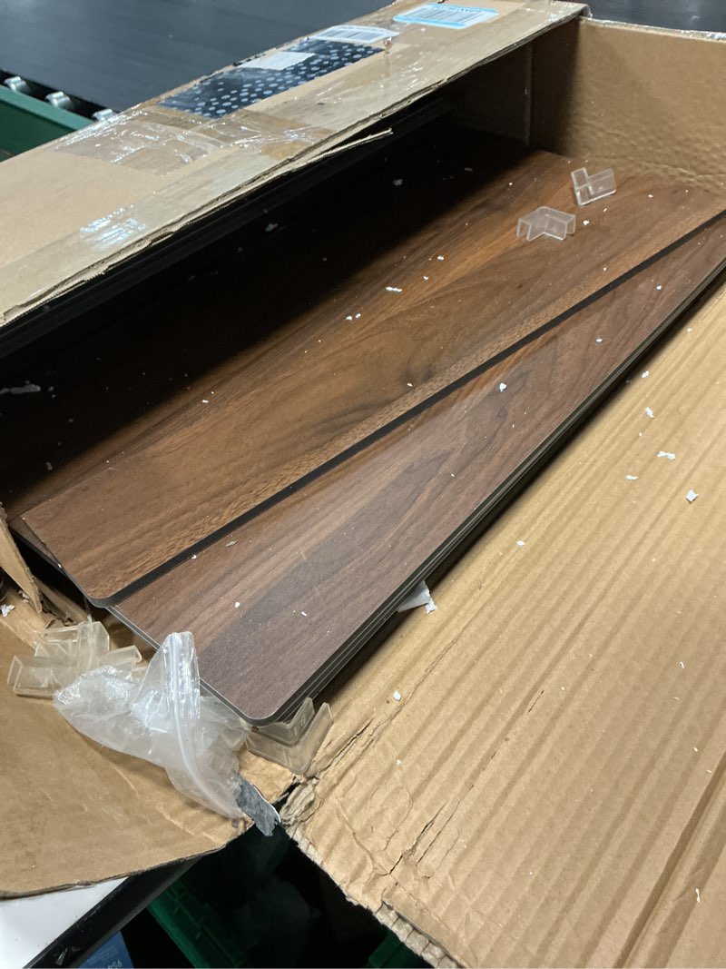 Condition photo showing Good Condition for fahkns wire shelf covers, foamed pvc wire rack covers for removable closet (not wood), shelf cover for pantry, 22" l x 12" w, 5pcs, walnut