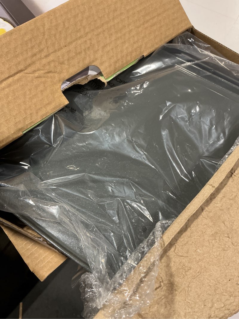 Condition photo showing New/Like New for greenlife 20" extra large electric griddle, black | pfas-free ceramic nonstick coating, temperature control, removable dishwasher safe drip tray, pancakes, eggs, omelet, burgers graphite black