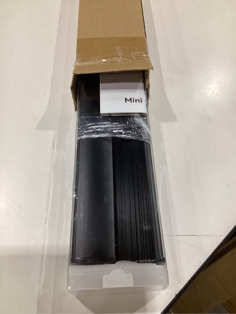 Condition photo showing As Is for YIIBAII Mini Blinds Suitable for  34.5 \\\\\\\" W x 64\\\\\\\" H Windows 1\\\\\\\" Aluminum Horizontal Venetian Blinds Darkening with Rope and Pole can Mounted Inside or Outside  BLACK 34.5\\\\\\\"W x 64\\\\\\\"H, SIMILAR TO STOCK PHOTOS, NOT EXACT, BLACK