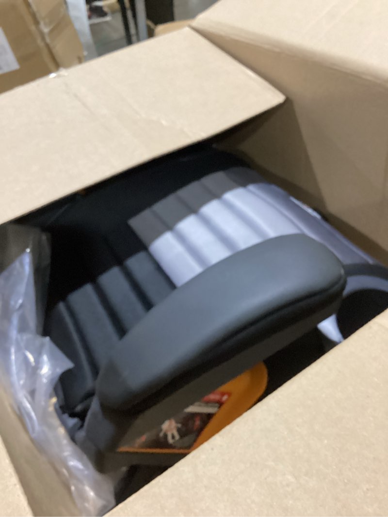 Condition photo showing As Is for chicco gofit cleartex plus backless booster car seat, latch attachment, quick-release latch removal, portable car booster seat for children at least 4 years old and 40-110 lbs | obsidian/black