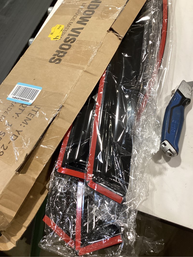 Condition photo showing Good Condition for window visors rain guards for nissan rogue s sv sl 2014-2020, out-channel window vent wind deflectors visors shades for 14-20 rogue (excludes rogue sport model) 2014-2020 nissan rogue