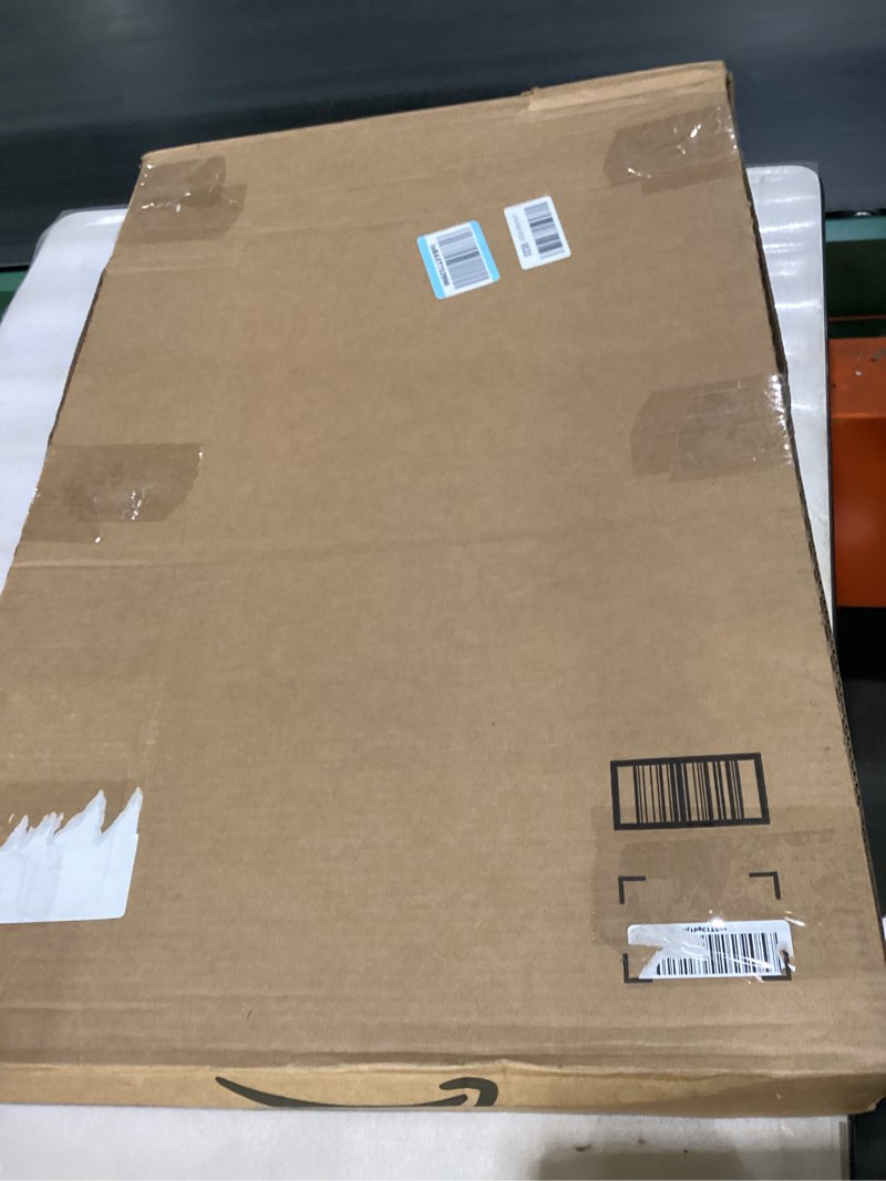 Condition photo showing As Is for Rectangular white picture frame medium 