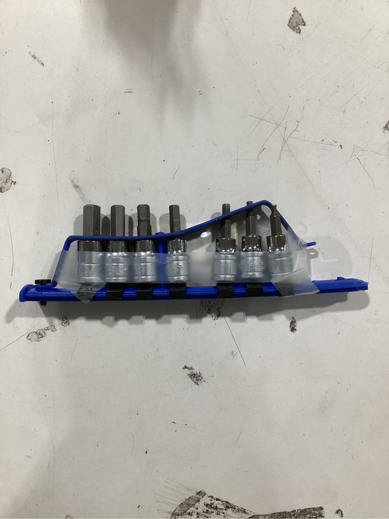 Condition photo showing As Is for Kobalt 7 -Piece 3/8-in Drive Set Hex Bit Driver Socket Set