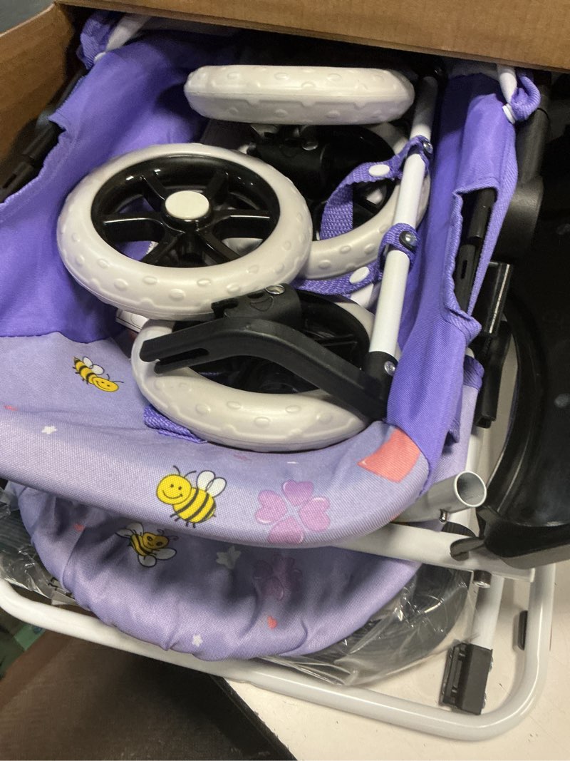Condition photo showing Good Condition for anivia doll stroller toy anivia realistic doll stroller heart design gifts for toddlers and girls foldable baby doll stroller toy da31