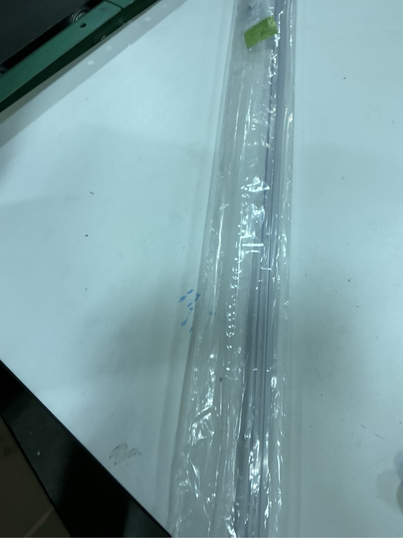 Condition photo showing New/Like New for Prime-Line M 6258 Frameless Shower Door Bottom Seal for 3/8 In. Thick Glass Doors – Stop Shower Leaks and Create a Water Barrier, 36 In., Clear Vinyl (Single Pack) Clear 3/8 in. single flap