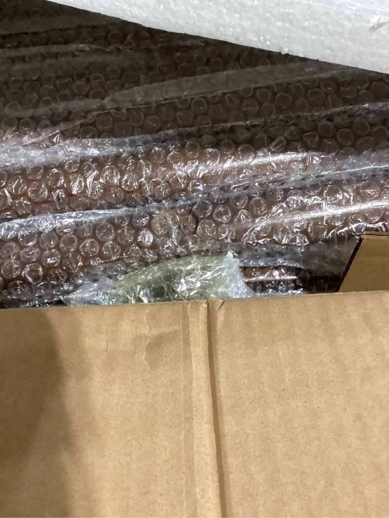 Condition photo showing New/Like New for Coat Rack Freestanding Clothing Rack with Wheels, Coat Tree Freestanding Heavy Duty with 2 Storage Shelves and 5 Hooks, Wood Garment Rack for Corner Bedroom Hallway Entryway Living Room Hotel