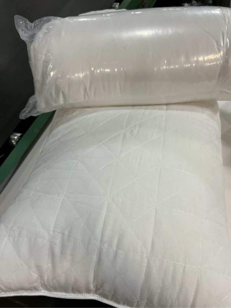Condition photo showing Good Condition for Bed Pillows Standard Size Set of 2, Premium Down Alternative Cooling Bedding 20 x 26 White, Sleeping Pillow for Back, Stomach or Side Sleepers Standard (Pack of 2)