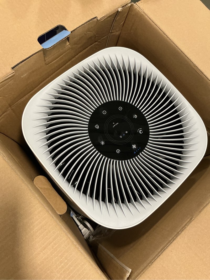 Condition photo showing As Is for Levoit Air Purifier PlasmaPro® 600S-P, for Extra Large Rooms (2956 Sq. ft), White, Black UI