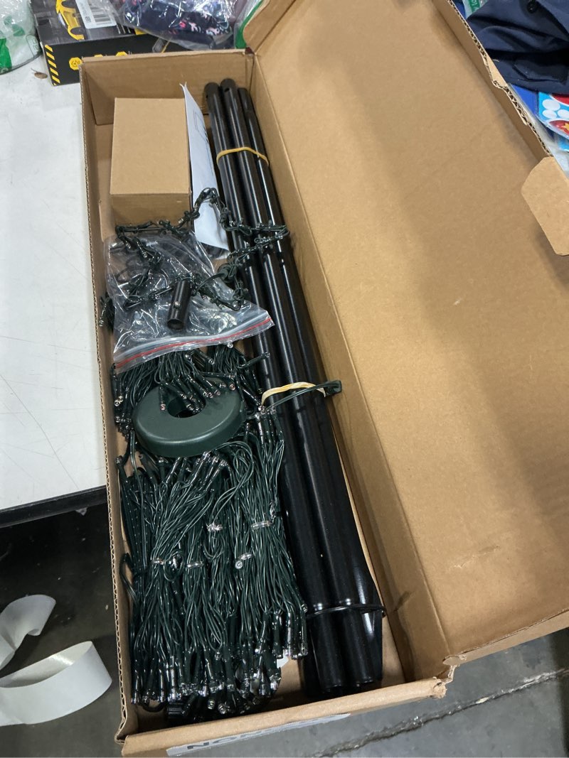 Condition photo showing New/Like New for Flacchi 10 FT 404 LED Star String Lights Outdoor - Pole Set with Remote, Multiple Lighting Modes, Timer, and Waterproof Feature for Ultimate Holiday Decor (Multicolor) Multicolor 10FT/404LED