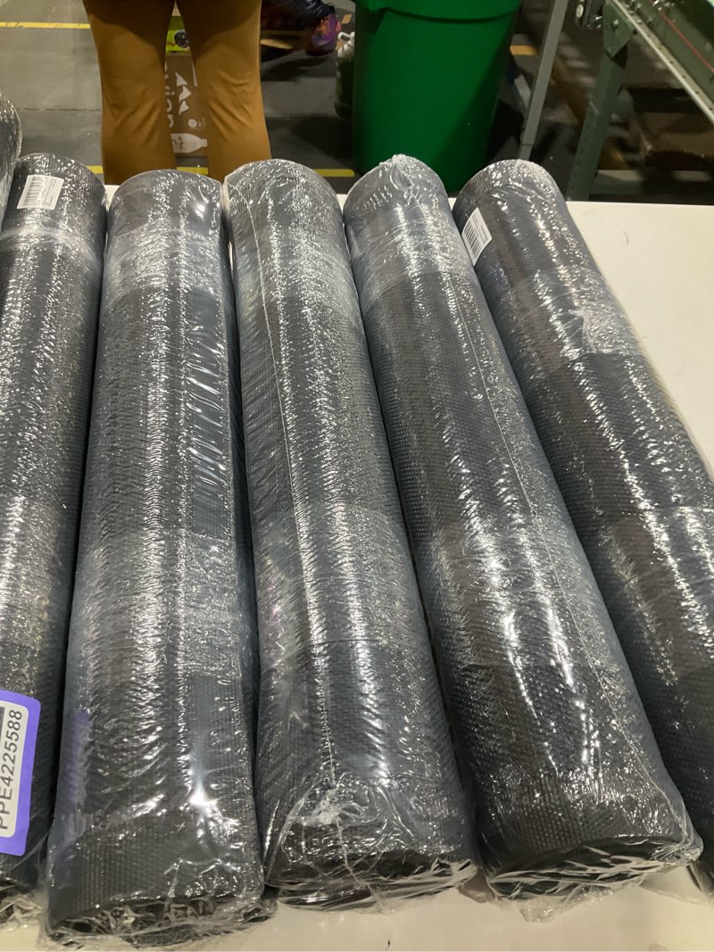 Condition photo showing New/Like New for PLEASOR Door Mat for Front Door Entrance, Dirt Trapper Welcome Mat Outdoor Indoor, Non-Slip Waterproof Doormat for Outside/Inside Use, Low Profile Entryway Rug, 17"x30", Grey Grey 2'6" x 1'5" (Rectangular)