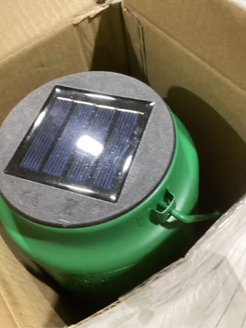 Condition photo showing Good Condition for st patricks day decorations shamrock solar lantern hanging lights ornaments outdoor waterproof tree decor for garden, patio, yard, lawn porch, garland irish gifts for women solar-shamrock
