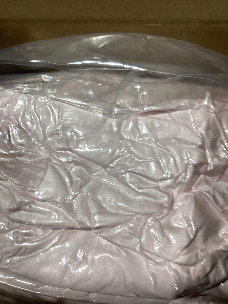 Condition photo showing New/Like New for bedelite fleece king comforter set -super soft & warm fluffy pink bedding, luxury fuzzy heavy bed set for winter with 2 pillow cases pink king