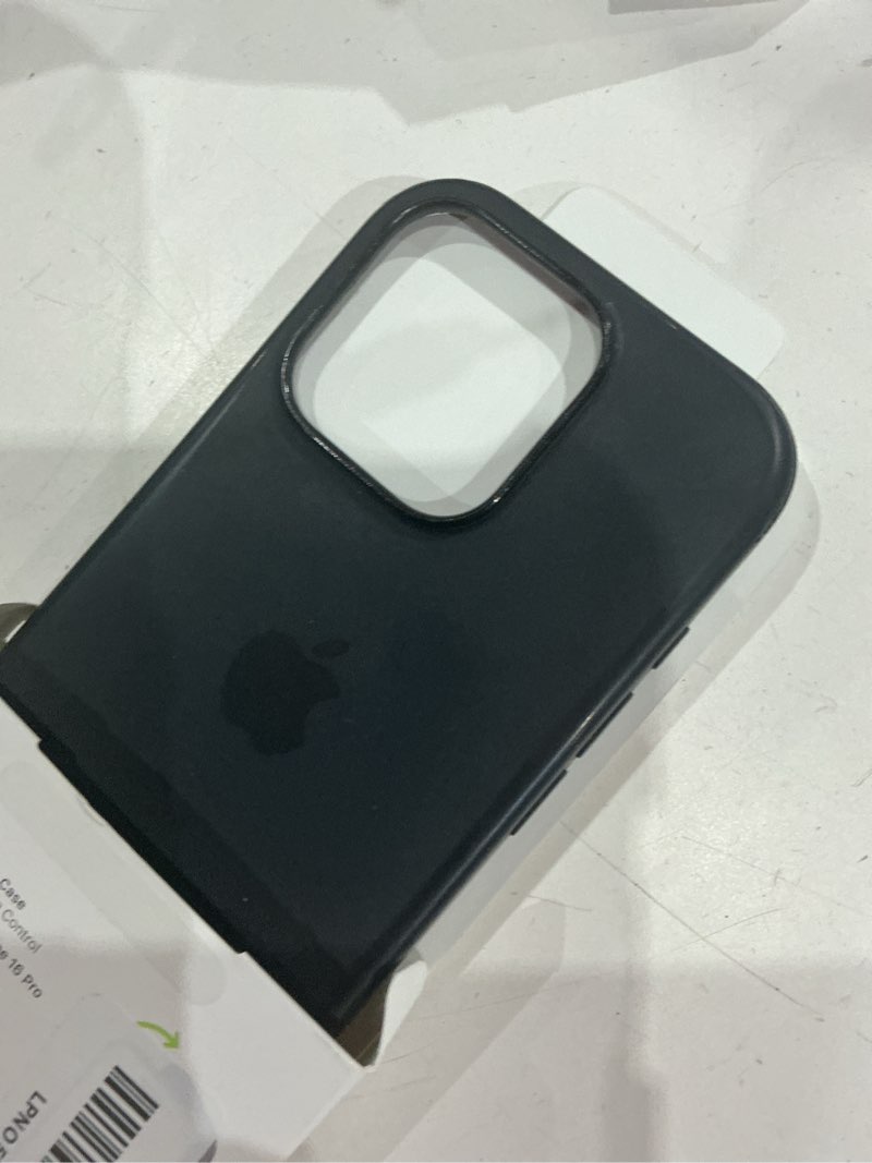 apple iphone 16 pro silicone case with magsafe and camera control: lightweight phone case, wireless charging compatible, smooth matte finish, black iphone 16 pro silicone black