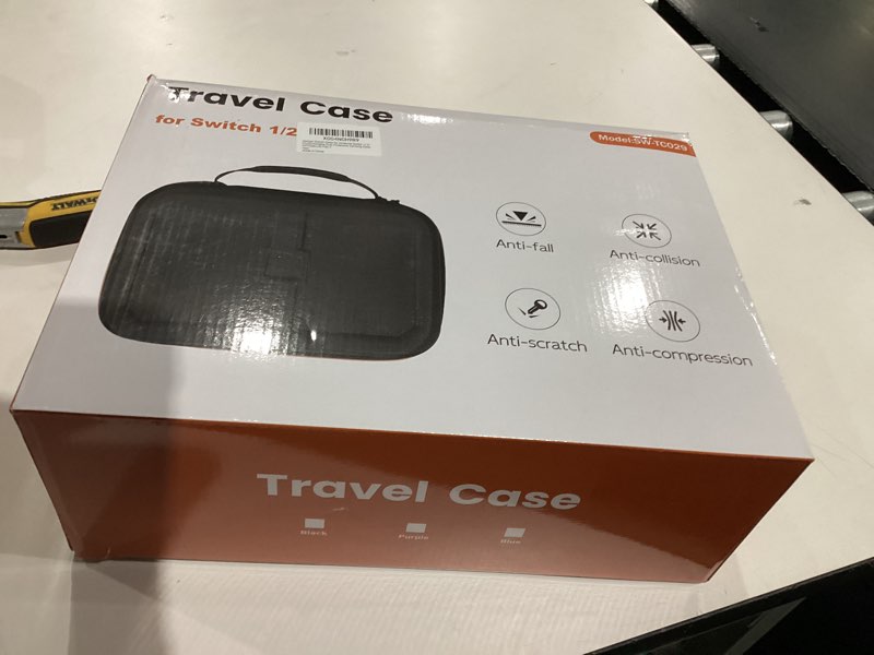 Condition photo showing New/Like New for Gorixer Switch 2 Case for Nintendo Switch 2(2025) or 1 and OLED Models(2021),Stores 18 Game Cards for Nintendo 3DS & 2DS Games Black