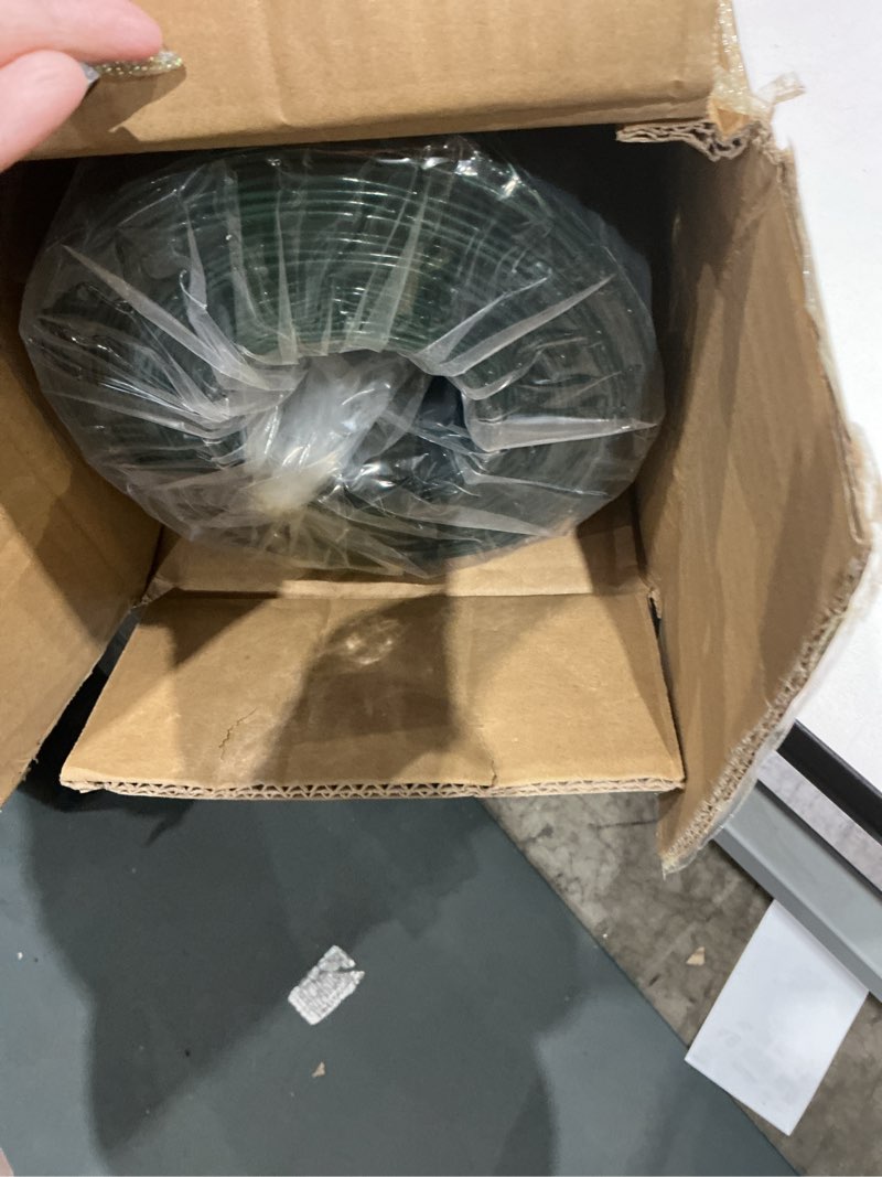 Condition photo showing New/Like New for green pvc coated welded wire fence 24 inch x 50 foot, 2 inch x 3 inch 16ga, garden border fencing roll vinyl coating metal wire mesh for yard vegetable plant protection poultry netting 2''x3'' 16ga 24''x50' green