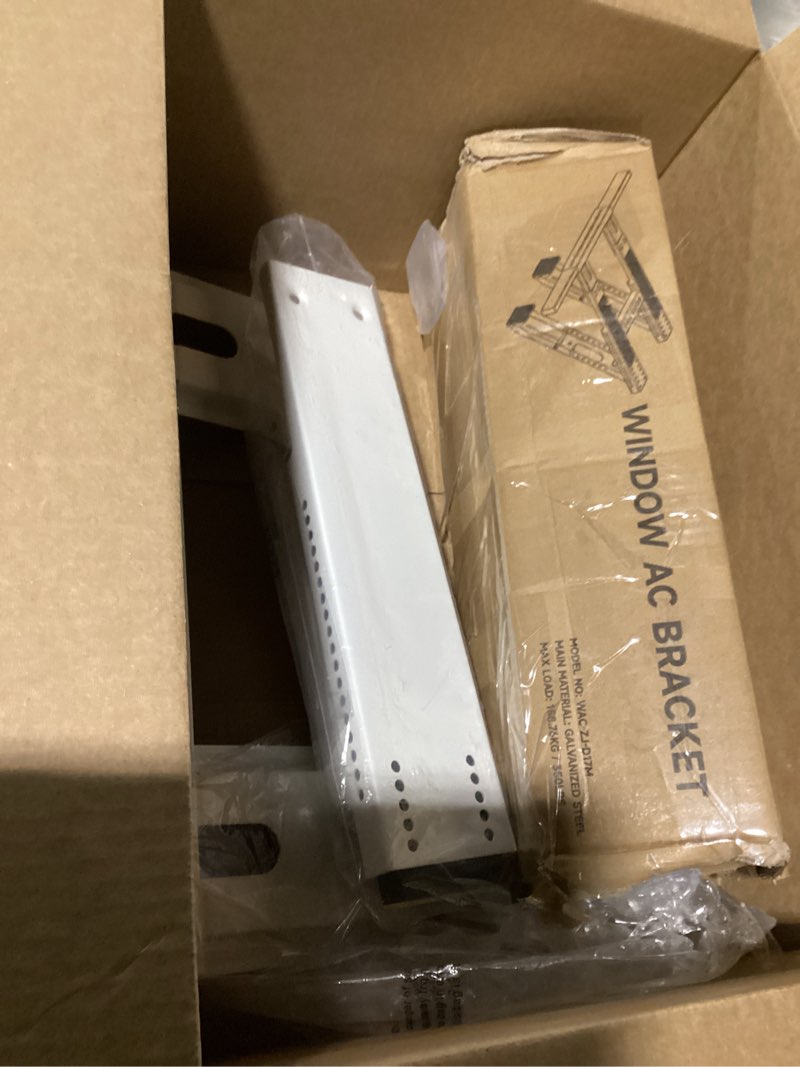Condition photo showing Good Condition for (similar to) no-drill ac window bracket, air conditioner support bracket for single/double hung windows, heavy duty epoxy-coated steel holds up to 300lbs, easy installation & adjustable