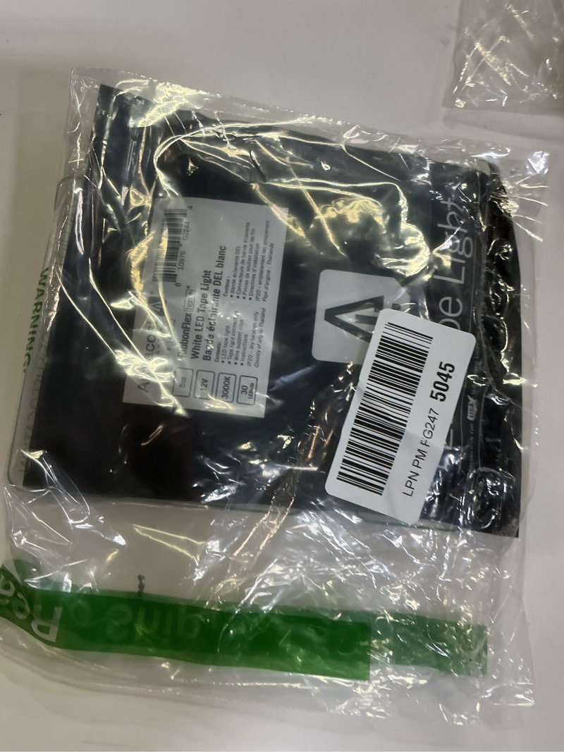 Condition photo showing New/Like New for Armacost Lighting RibbonFlex Home 12V White LED Strip Light Tape 30 LED/m 3000K 16 ft (5m), 16.4 ft (5m) 141232