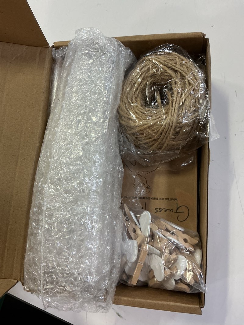 Condition photo showing Good Condition for sinload 50 sets guess the dress bridal shower games for guests wedding shower games cards water soluble pencils with fun heart wooden clip and 1 string rope wedding party supplies games ideas