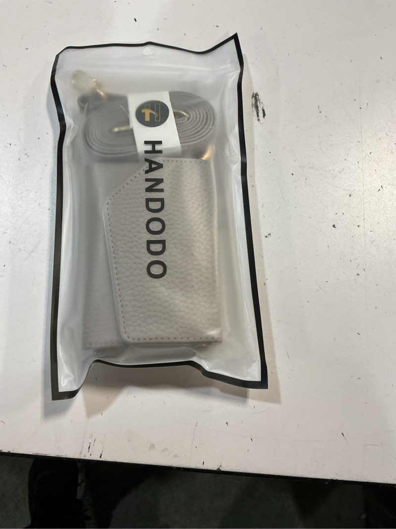Condition photo showing New/Like New for handodo wallet case compatible with iphone 13 pro,women vegan leather detachable crossbody phone case with rfid blocking card holder adjustable strap shockproof kickstand phone wallet (grey) iphone 13 pro gunmetal grey