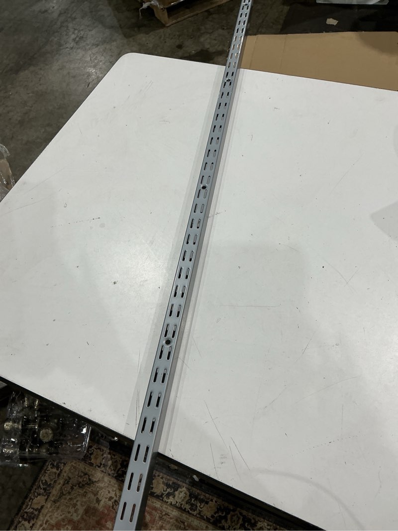 Condition photo showing As Is for rubbermaid fasttrack garage 47.5 in. upright extension track