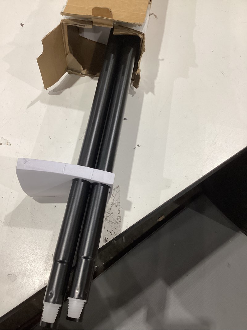 Condition photo showing Good Condition for kamanina bronze curtain rods for windows 72 to 144 inches (6-12ft), 1 inch long curtain rod 32 to 144, heavy duty decorative single drapery rods, twisted cage end bronze 32-144"