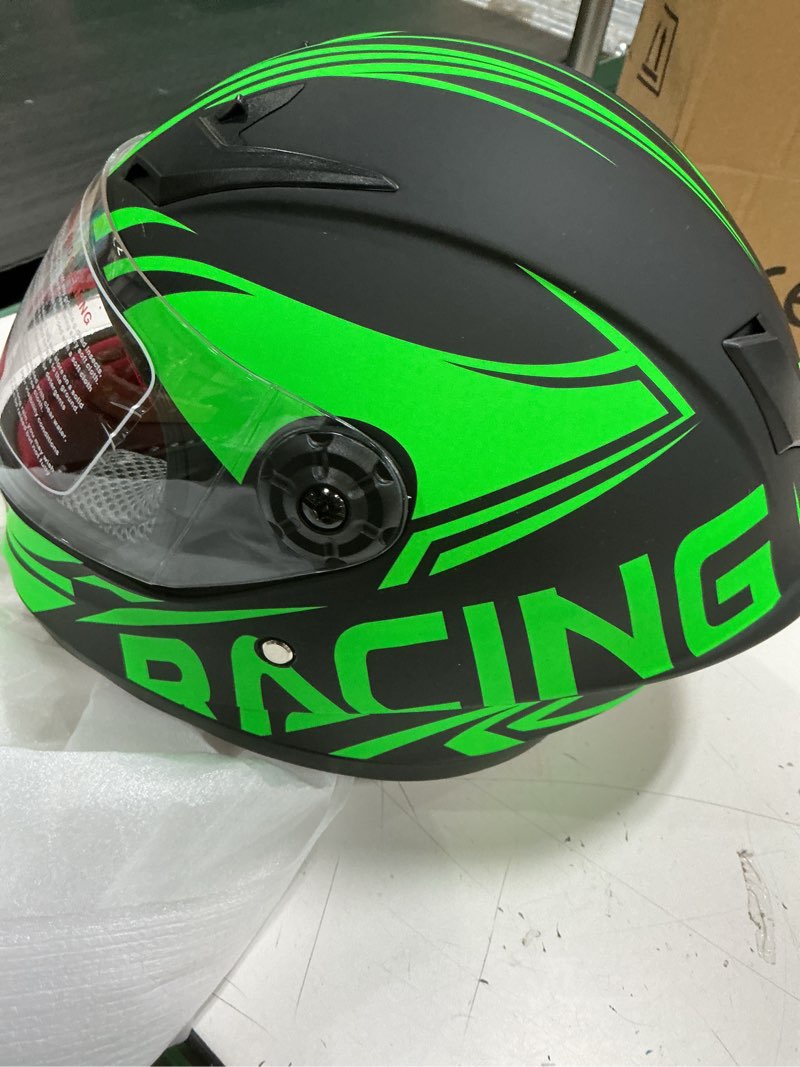 Condition photo showing Good Condition for (size:small )sanqing kids full face motorcycle helmet motocross dirt bike atv bmx go-kart off-road 4 wheeler boy