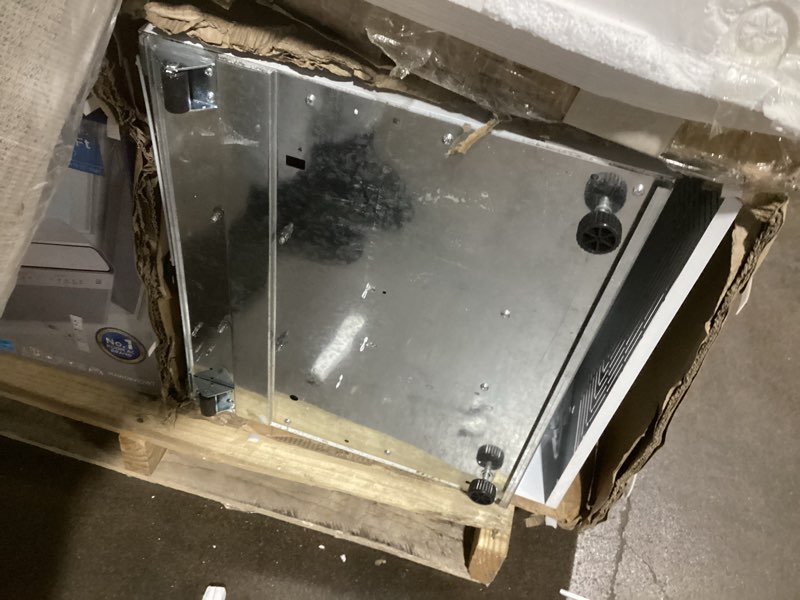 Condition photo showing Good Condition for 6.5 Cu.Ft Commercial Beverage Refrigerator Glass Door Upright Drink Cooler Display Fridge with Adjustable Shelves and LED Light for Restaurant Bar Store Office White White 6.5 Cu.Ft-Single door