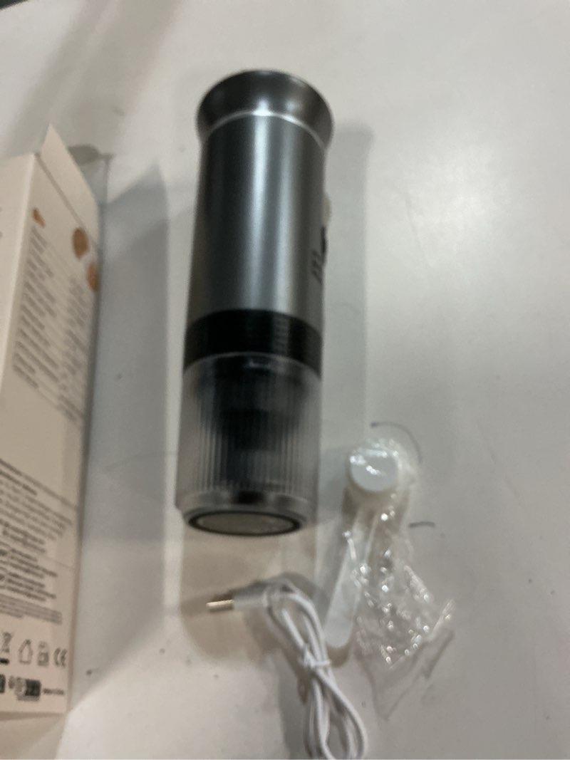 Condition photo showing Good Condition for Zcyge Portable Coffee Maker Espresso Machine, Travel Espresso Maker, Cafetera Portatil Expreso with Small Tea Cup, Compatible with Ground Coffee & NS Capsule for RV,Car, Hiking, Camping Office