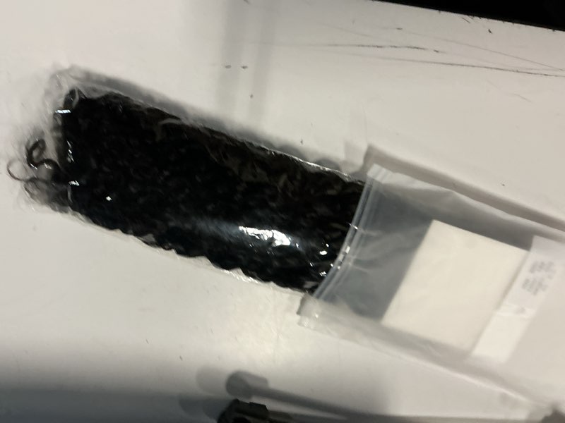 Condition photo showing Good Condition for human crochet hair burmese curly crochet hair for black women human feather-line invisible pre separ