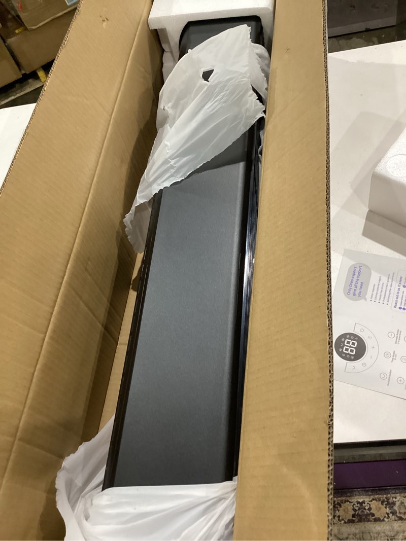 Condition photo showing Good Condition for dreo tower fan for bedroom, upgraded dc 9 speeds 25db ultra-quiet floor fan, 90° oscillating fans with 28ft/s velocity, 12h timer, standing fan, bladeless fan powerful for home office room black standard