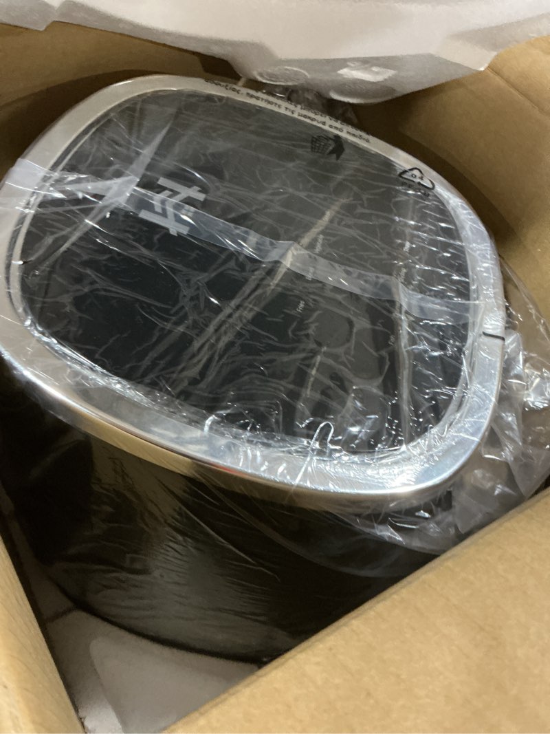 Condition photo showing Good Condition for compact air fryer, 9-in-1 with smart digital color touchscreen air fryers, view window, air fry, roast, bake,reheat, dehydrate, 12 presets,dishwasher safe basket & less oil nonstick,4.2qt