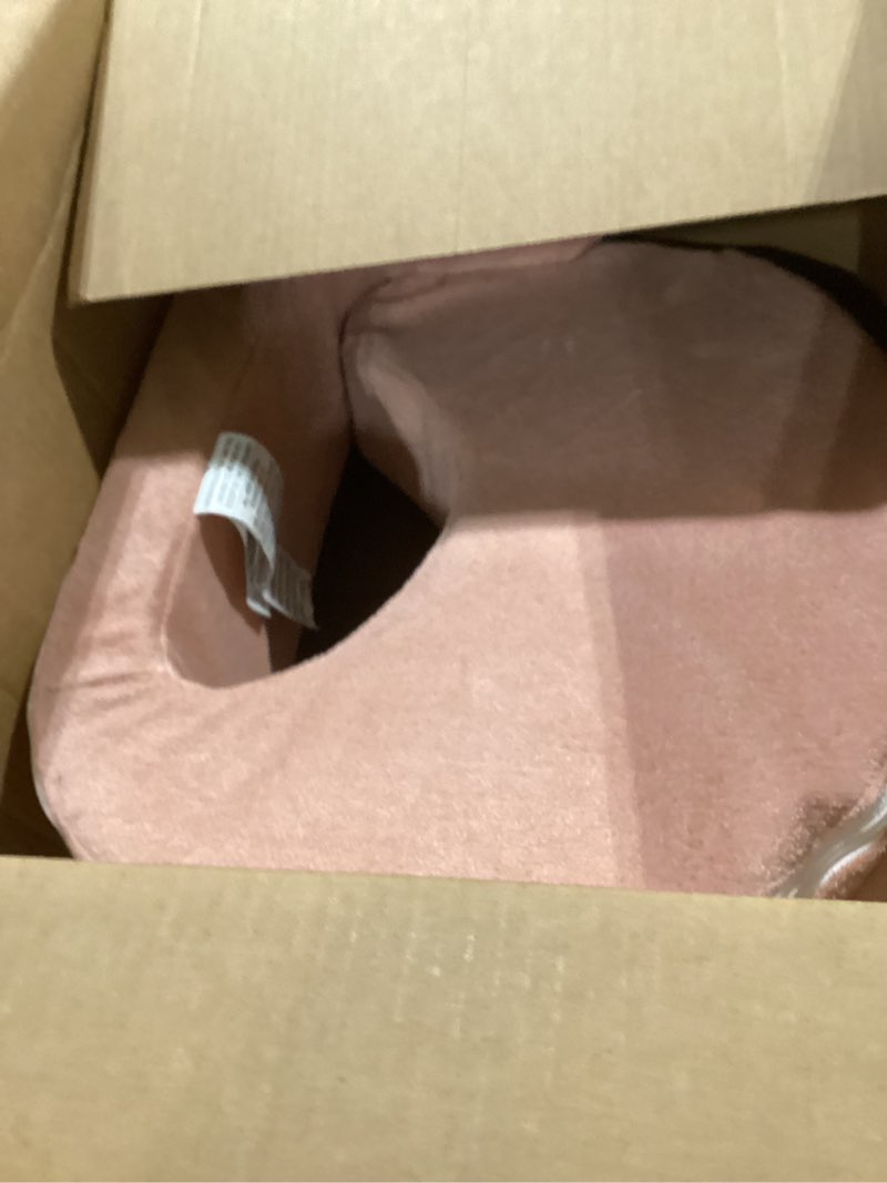 Condition photo showing Good Condition for My Brest Friend Nursing Pillow - Deluxe - Enhanced Comfort w/ Slipcover - Ergonomic Breastfeeding Pillow For Ultimate Support For Mom & Baby - Adjustable Pillow W/ Handy Side Pocket, Soft Rose