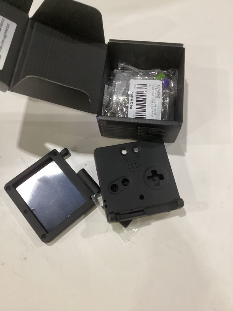 Condition photo showing Good Condition for ips ready upgraded extremerate black soft touch custom replacement housing shell for gameboy advance sp gba sp – compatible with both ips & standard lcd – console & screen not included