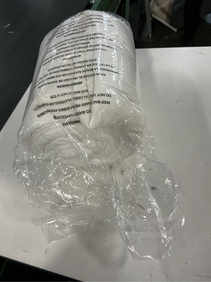 Condition photo showing New/Like New for Flannel Fleece Comforter King Set - Furry White Leaves Pattern Faux Fur Bed Set, Winter Ultra Soft Fuzzy Comfort Set, Velvet Bedding Set for Bed with 2 Pillow Cases White King(102"x90")