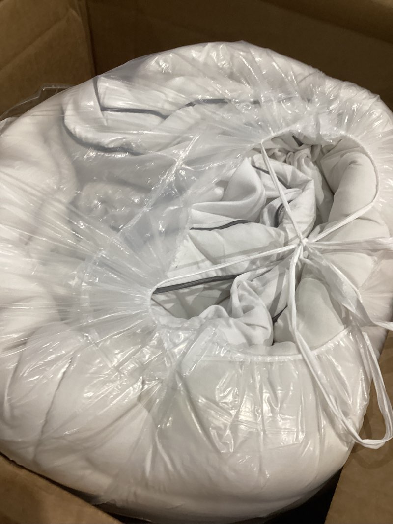 Condition photo showing As Is for Ultra Soft Full Size Mattress Topper - Viscose Made from Bamboo Pillow Top Mattress Pad for Back Pain Relief - Naturally Cooling for Hot Sleepers, Green Green Full