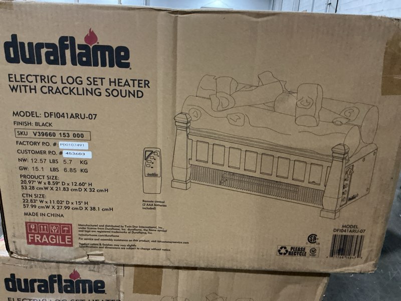 Condition photo showing Good Condition for duraflame infrared pine log insert heater