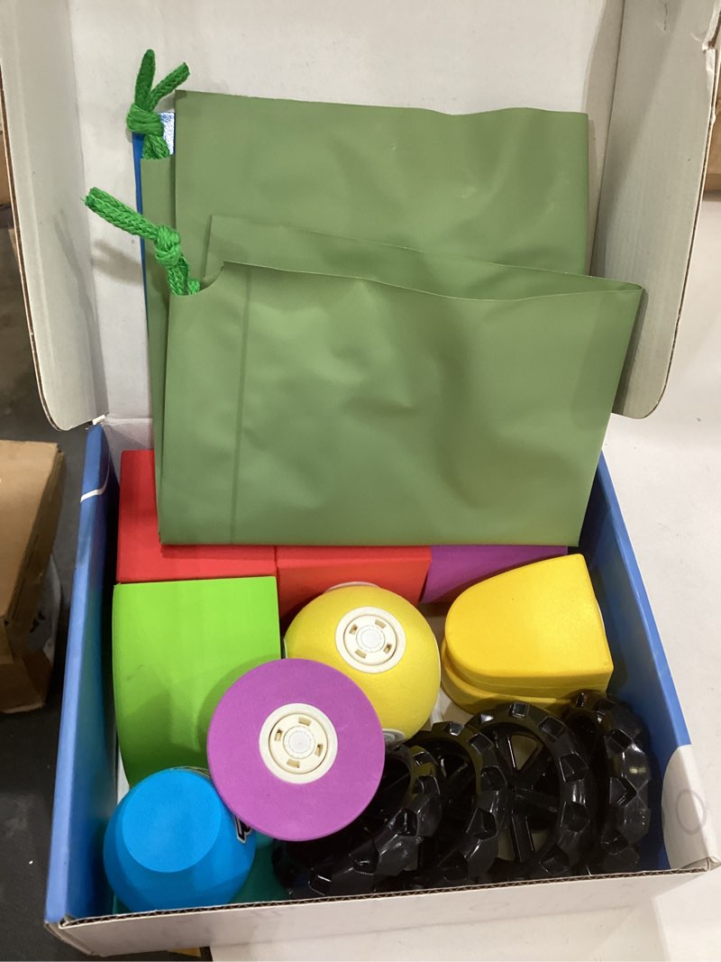 Condition photo showing Good Condition for 15 pcs magnetic foam blocks, stem preschool toys for children, magnetic building blocks for toddlers, kids bath toys and montessori sensory toys, birthday for boys & girls age 3 4 5 6+ magnetic building blocks for kids, large magnetic blocks, kids building toys, toddler bath toys