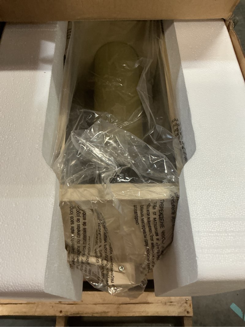 Condition photo showing New/Like New for Duraflame 28 in. Electric Lantern with Infrared Heat and Remote Control in Beige