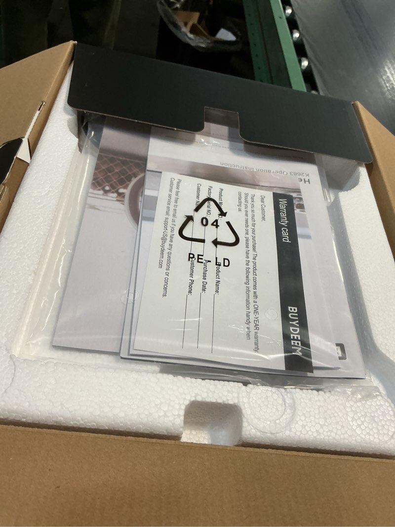 Condition photo showing New/Like New for BUYDEEM K2683 Health-Care Beverage Tea Maker and Kettle, 9-in-1 Programmable Brew Cooker Master, 1.5 L, Spruce Blue