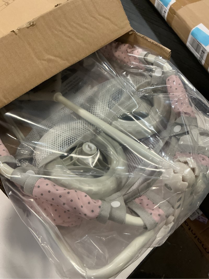 Condition photo showing Good Condition for Olivia's Little World - Polka Dots Folding Princess Baby Doll Wagon, Toy Storage Wagon, Doll Furniture, Pink Polka Dots Pink-wagon Polka Dots Princess