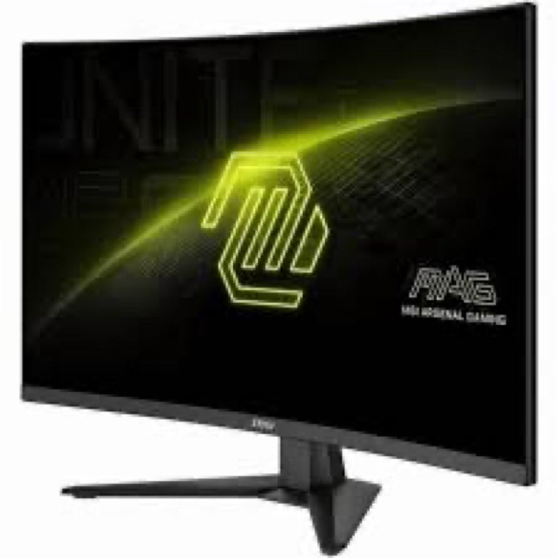 msi mag 321cqf e18 32-inch 2560 x 1440 (qhd) gaming office monitor, 180hz, adaptive-sync, hdr ready,