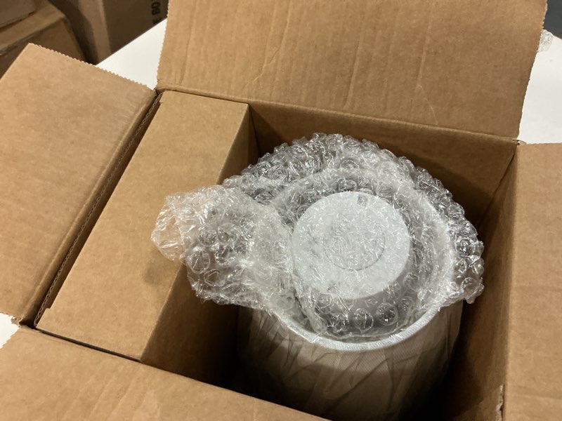 Condition photo showing Good Condition for Battery Operated Wall Sconce Set of 2, Rechargeable Wireless Wall Lights with fabric Lampshade, 5000mAh Dimmable Bulbs with Remote,15 Colors Wireless Wall Lamps for Bedroom Living Room Hallway Decor Gold