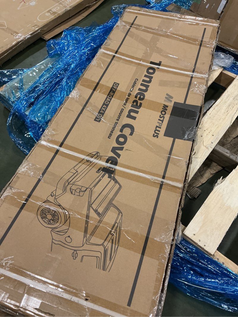 Condition photo showing Good Condition for MOSTPLUS 6.5FT Quad 4-Fold Soft Folding Truck Bed Tonneau Cover Compatible for 2015-2025 Ford F150 F-150 Bed Fourth Fold Styleside (78Inch) 6.5 FT Quad-Fold Soft