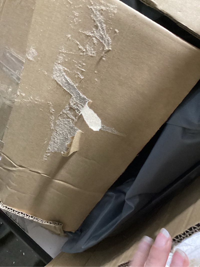 Condition photo showing Good Condition for RVMasking RV Cover for 28' 7"-31' 6" - 600D Oxford Fabric Waterproof Rip-Stop, Heavy Duty Travel Trailer Cover with 3Pcs Windproof Straps, 4 Tire Covers & Tongue Jack Cover, Camper Cover Neutral Gray 28'7"-31'6" Neutral Gray