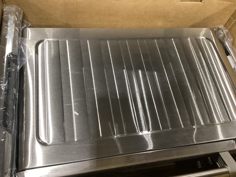 Condition photo showing As Is for breville bov900bss smart oven air fryer pro and convection oven, brushed stainless steel
